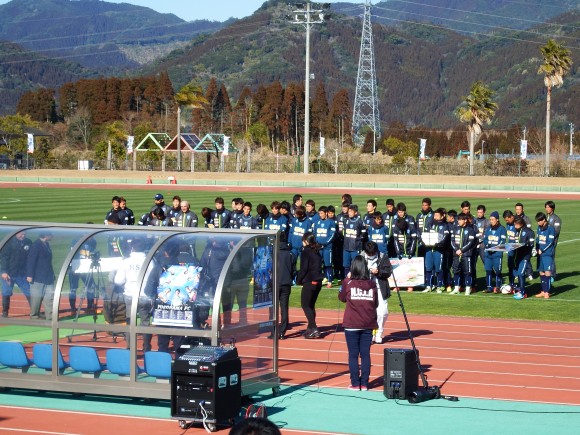 横浜FC日南キャンプ開始２０１５年２月９日