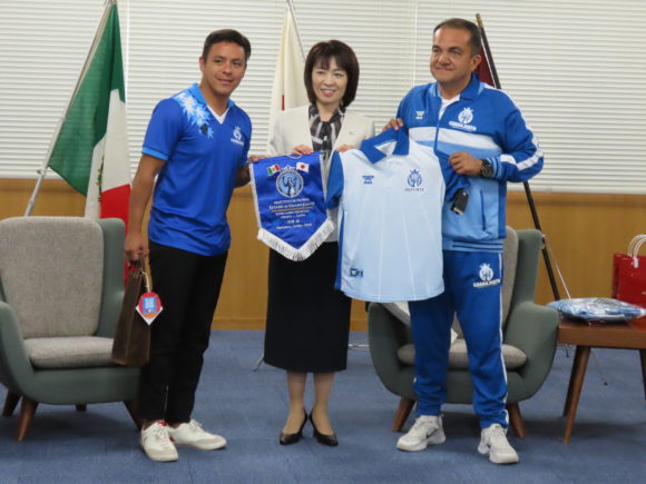 横田美香知事　メキシコ