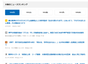 ランキング