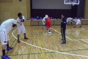 森田トレーナーと広島ドラゴンフライズ選手