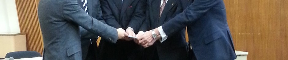 サッカースタジアム提言提出２０１４年１２月１９日