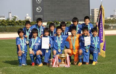 広島市小学生サッカー大会優勝のシーガルＦＣ2014年11月