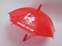 傘赤い