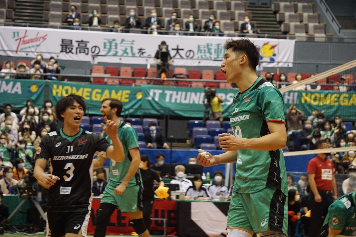 JTサンダーズ広島、「広島グリーンアリーナで開幕連勝発進！「高っ 