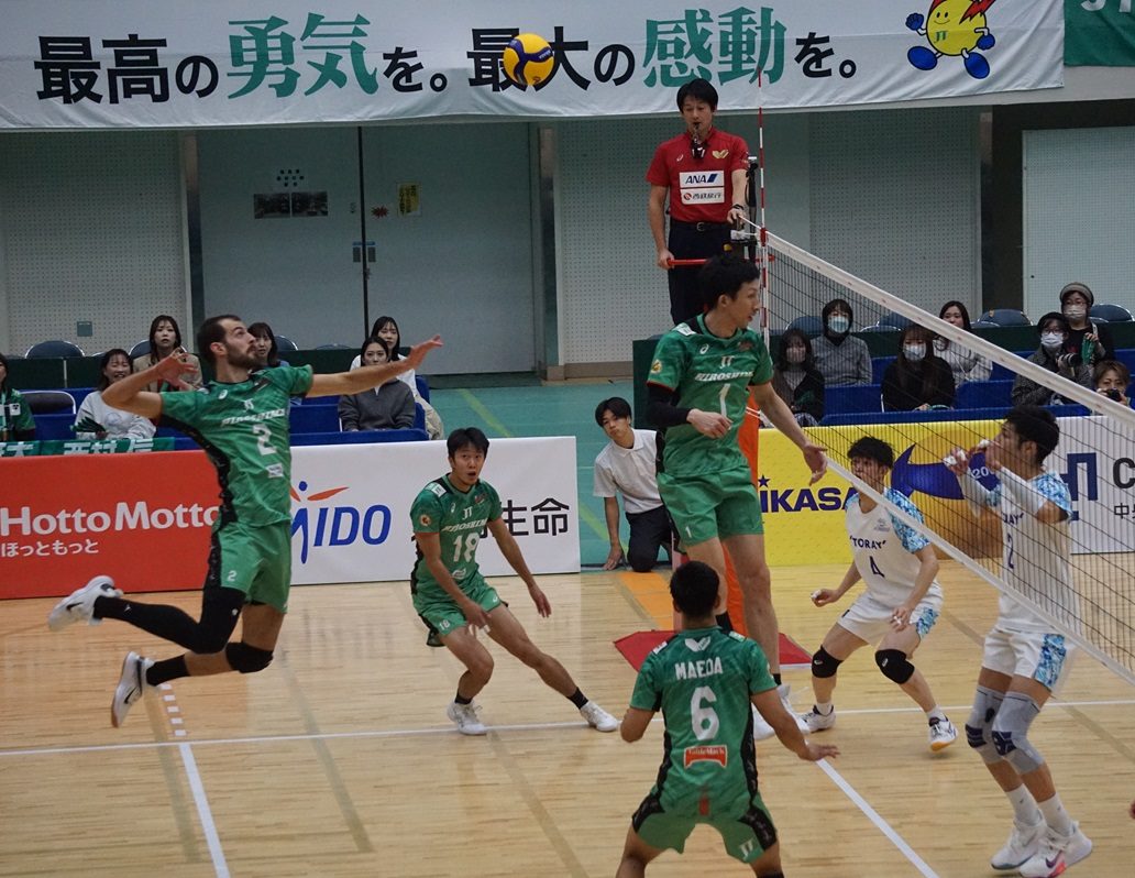 4/5バレーボール4枚セット！東レアローズVS広島サンダーズ