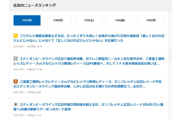 広島　ｄメニュー　ランキング