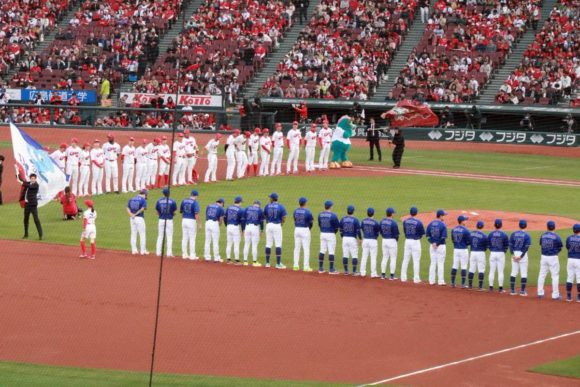 マツダスタジアム　開幕戦　2026地元