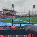 マツダスタジアム　雨